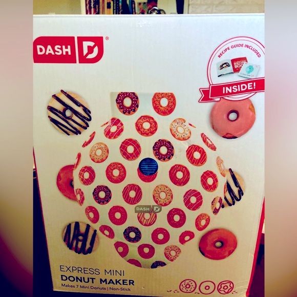 Dash Kitchen Dash Express Mini Donut Maker Newinbox Makes 7